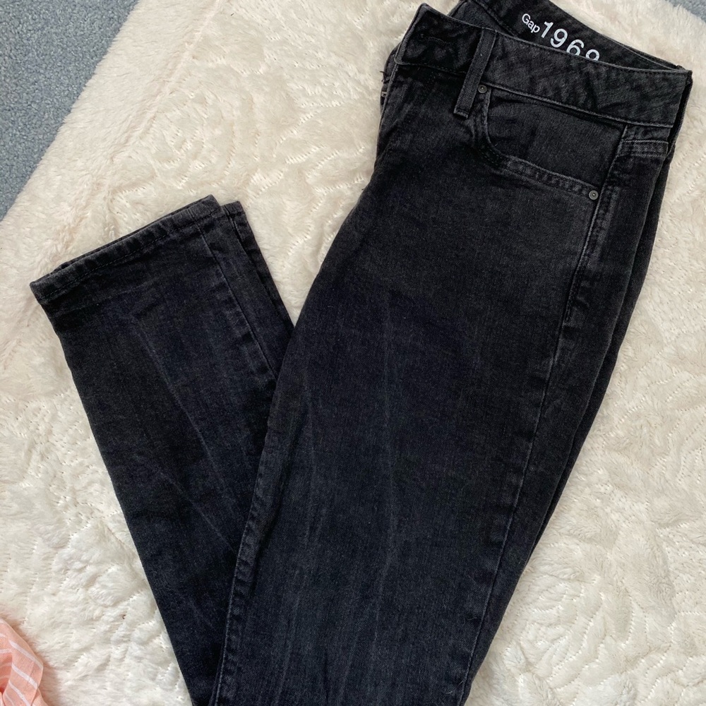 GAP 1969 Always Skinny Dark Gray Jeans 28R